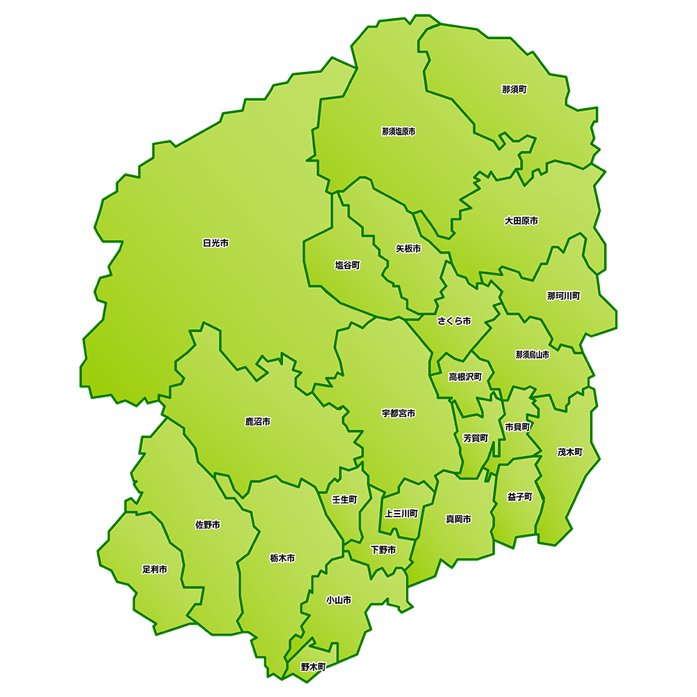 栃木県マップ